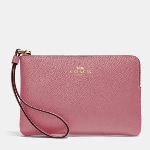 COACH Corner Zip Wristlet